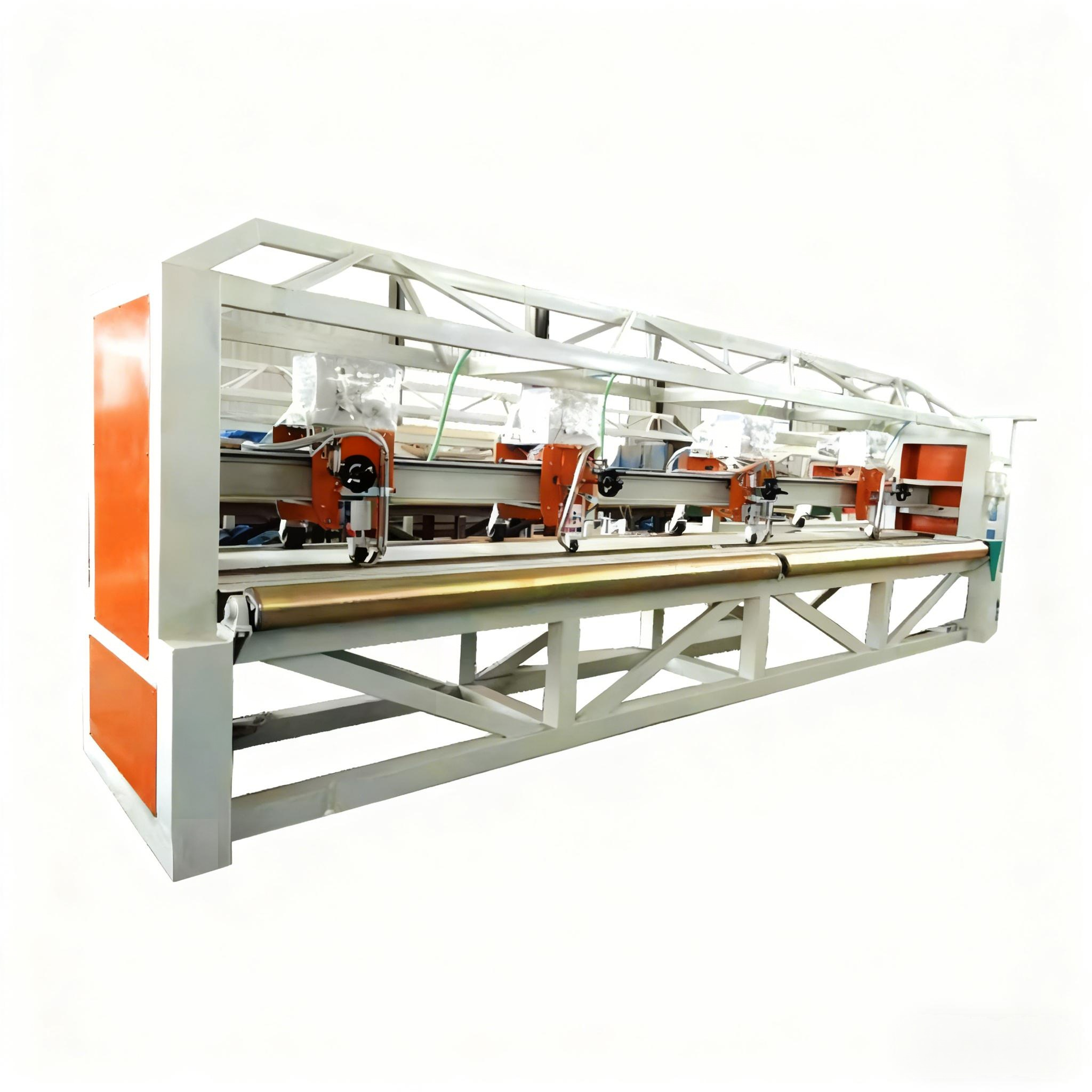 Multi Head PVC Tarpaulin Welding Machine High Speed Plastic Tarpaulin Making Machine 100m Min