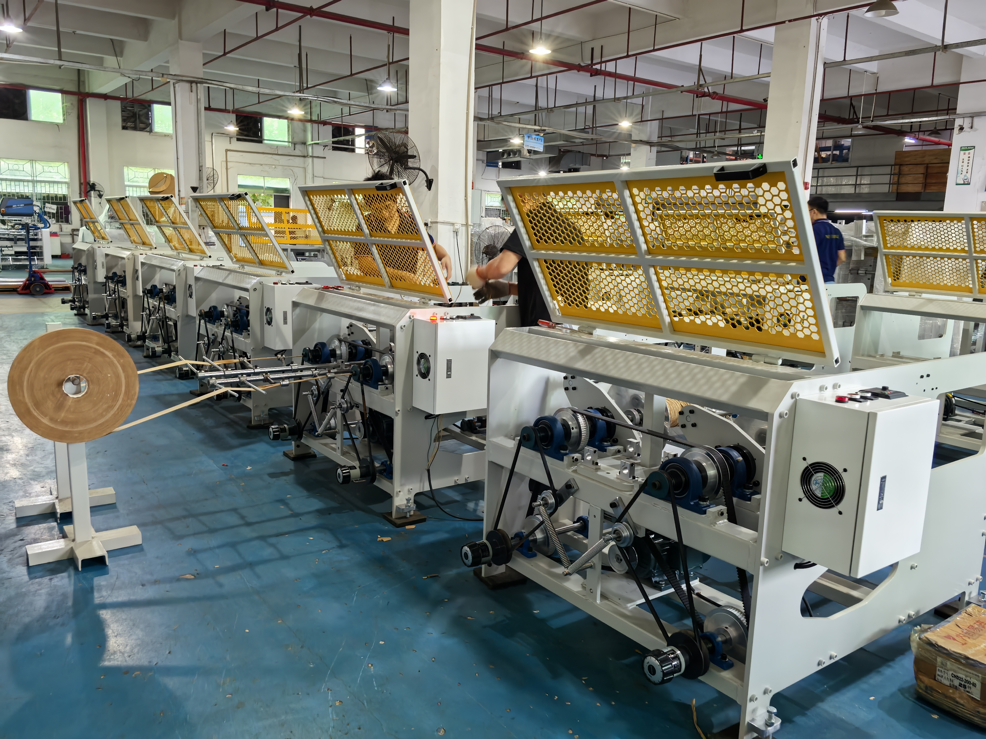 High Speed 20K Double Station Twisted Paper Rope Machine Reliable Output for Paper Rope Equipment