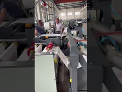 자동 재단 및 봉제 라이너 삽입 기계